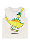 Skateboarding Dino Boys Summer Sleeveless T-Shirt Shorts Set - 5