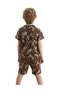 Skateboarding Dino Boys Summer T-Shirt Shorts Set - 2