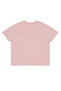 Pink Crew Neck Oversize T-Shirt for Girls 100% Cotton - 5