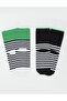 Boys' Cotton Black 2-Pack Socks 2-9 Years - 2