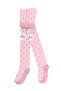Rabbit Girl's Polka Dot Thick Pink Pantyhose - 4