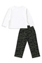 Boys' Dinosaur Printed 100% Cotton T-Shirt and Pants Set (Ages 3-8) - 5