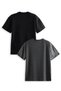 Тениска Basic Oversize с 2 пакета - 4
