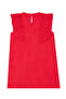 Ruffled Nib Girl's Red Summer Evening Dress - 4