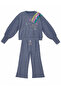 Sequined Shiny Cat Girl's Knitwear Tracksuit Set - 3