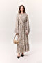 Patterned Crushli Folding Dress Sophia Somon - 4