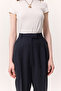 Tencel Pleated Pants Indigo - 4