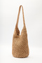 Braided Wicker Crossbody Bag Natural - 5