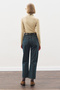 Straight Ankle Jean Pants Gray Blue - 6