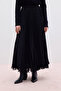 Pleated Skirt Black - 6