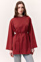 Oversize Tshirt Red with Binding Details