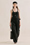 Linen Wide Leg Pants Black - 2