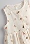 Cherry Printed Linen / Cotton Girl's Dress - 3