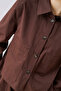 Utility Pocketed Short Shirt Brown - 5