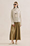 Linen Mixed Crushed Short Blouse Natural - 7