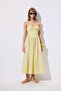 Tie-Corselet Dress Yellow - 3