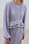 Mi̇la Pi̇steli̇ Folding Dress Li̇la - 4