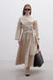 PREMIUM SKIRT CAMEL WITH FLOWER - 5