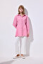 Tie Detail Shirt Pink - 4