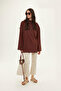 Wide Sleeve Oversize Tshirt Chocolate