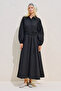 Edith Shirt Dress Black - 2