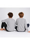 Young Men's Cotton Collared Buttoned Pocketed Gift Set 2 Pieces 2-Piece Top and Bottom Pajama Set (Al009 V1, Al008) - 3