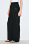 Textured Tie Trousers Black - 3