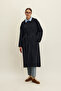 Nicola Kruvaze Trench Coat Navy Blue