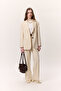 Wide Leg Palazzo Pants Vanilla - 2