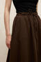 Bol Cut Linen Skirt Brown - 6