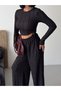 Double Suit with Drawstring Detail on the Sides - 5