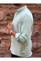 Slim Fit Long Sleeve Muslin Cotton Comfortable Breathable Fabric Collar Buttoned Men's Shirt with Gift Box - 2