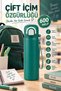 Siply 600 ml Steel Water Bottle – 304 Stainless Steel, Double Drinking, Colorful Water Bottle with Lock Button, Children and Adults