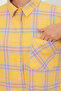 3854 Plaid Pattern Double Pocket Shirt - 5