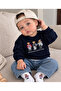 Teddy Bear Printed Sweatshirt, Lycra Jeans with Socks, 3-Piece Baby Boy/Child Set