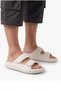 Feel up Comfort Ultra Comfortable Sole Eva Unisex Men Women Beach Pool Sea Daily Double Strap Adjustable Velcro Slippers - 2