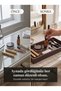 Premium Leather XL Large Tray - Entryway Key Holder, Jewelry and Makeup Tray Organizer - Bathroom and Coffee Table Top (42X21 cm) - 3