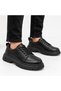 Charcoal Leather Men's Shoes - Easy to Clean Premium Comfortable Smart Casual Daily Sneaker Kb 702 - 2