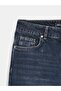 72358 Blue Black Wide Trousers-Navy Blue - 8