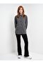 50537 Knitted Oversized Shirt-Grey - 4