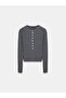 10819 Wool Blend Thin Knitwear-Smoked M. - 6