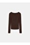 32325 Wool Blend Boat Neck Top - 7