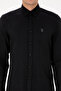 Men's Black Long Sleeve Basic Shirt 50316723-Vr046 - 6