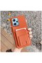 Xiaomi Redmi Note 12 Pro 5g Compatible Case Flexstand Card Holder Silicone Case Orange - 3