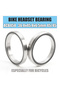 ACB458 Bicycle Headset Sealed Cartridge Bearings 36.8x45.8x6.5 mm 45/45 Degree Tapered Upper Lower A