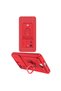 Xiaomi Redmi 13C Case Zuma Silicone with Ring and Business Card Holder - Red - 2