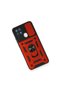Oppo A15 Case with Pars Lens Ring Silicone - Red - 3