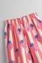 Poplin Fabric Girls' Loose Fit Trousers 100% Cotton (Strawberry) - 2