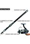 Telescopic Fishing Rod and Spinning Reel Combo,1.8m Carbon Fiber Pole with 100m Braid and Tackle Kit - 3
