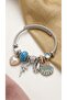 Seashell Pattern - Adjustable Tarnish-Free Steel Bracelet with Special Box - 2